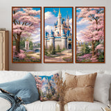 Enchantment Of Castles - Split Panel Canvas Art