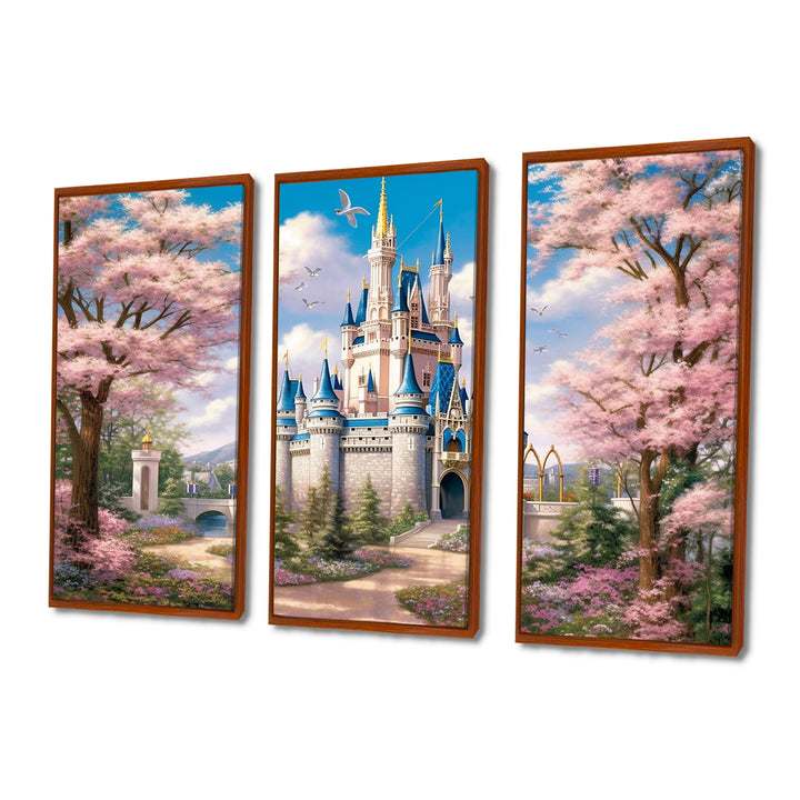 Enchantment Of Castles - Split Panel Canvas Art