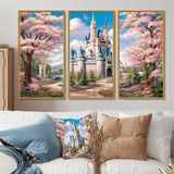 Enchantment Of Castles - Split Panel Canvas Art