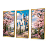 Enchantment Of Castles - Split Panel Canvas Art