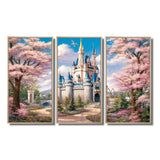 Enchantment Of Castles - Split Panel Canvas Art