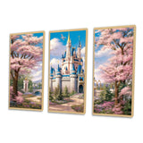 Enchantment Of Castles - Split Panel Canvas Art