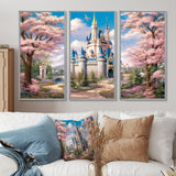 Enchantment Of Castles - Split Panel Canvas Art