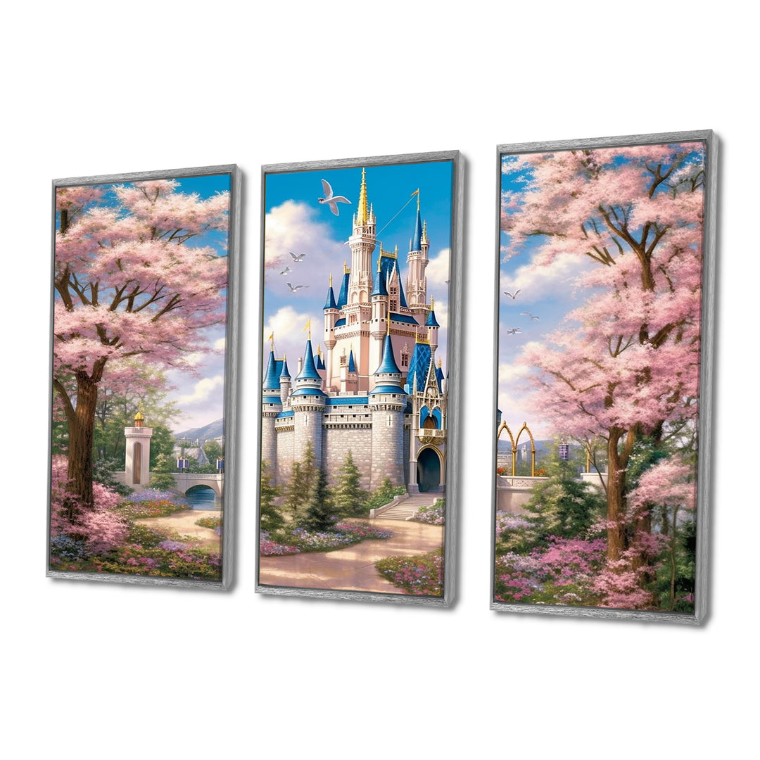 Enchantment Of Castles - Split Panel Canvas Art