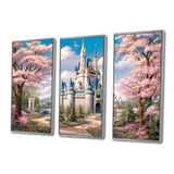 Enchantment Of Castles - Split Panel Canvas Art