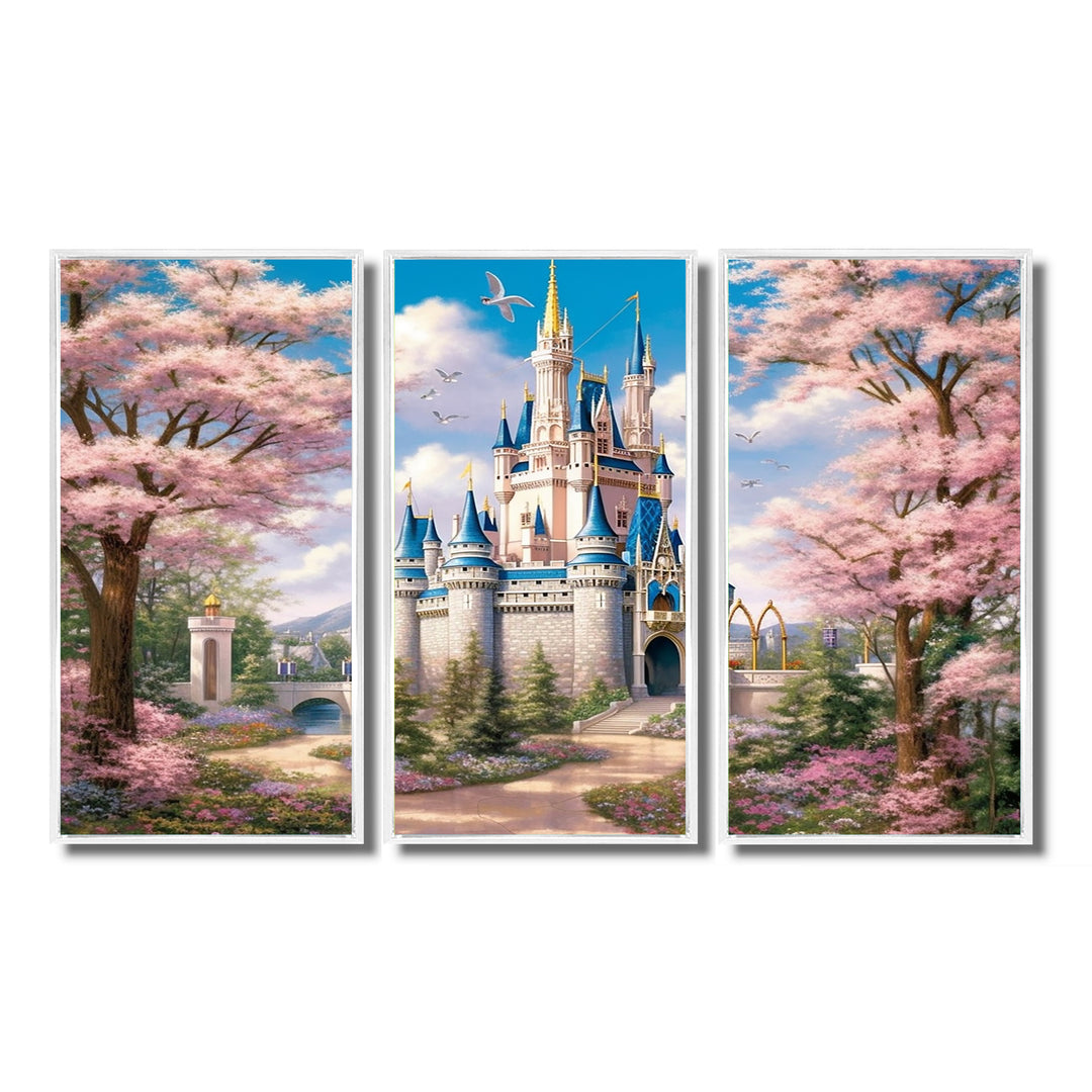 Enchantment Of Castles - Split Panel Canvas Art