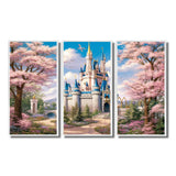 Enchantment Of Castles - Split Panel Canvas Art