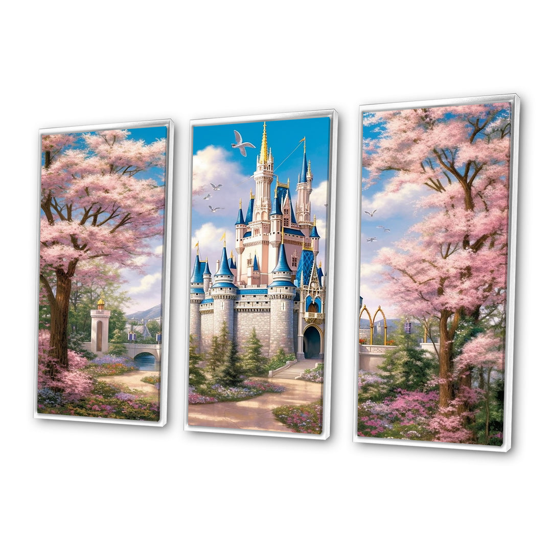 Enchantment Of Castles - Split Panel Canvas Art