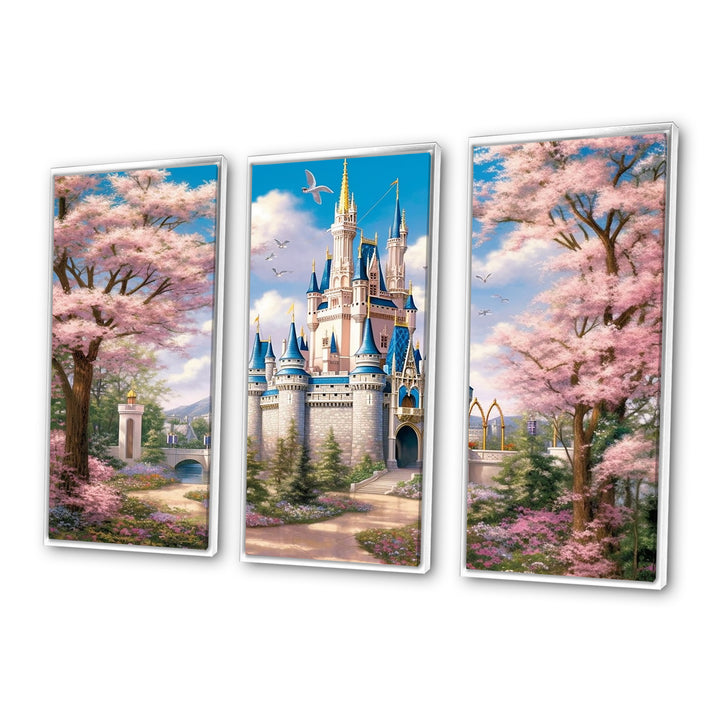Enchantment Of Castles - Split Panel Canvas Art