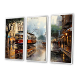 New Orleans Cityscape Comes Alive At Night II - Canvas Multipanels Set of 3