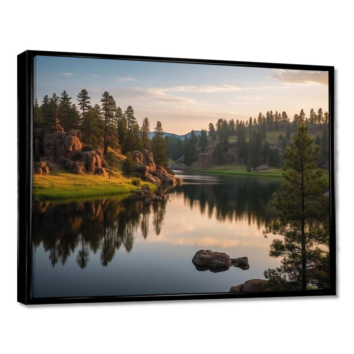 South Dakota Custer State Park Serenity I - Landscapes Canvas Wall Art