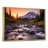 Washington Mount Rainier National Park II - Cityscapes Canvas Wall Art