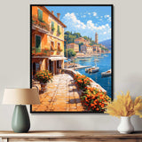 La Dolce Italian Beachside I - Landscapes Canvas Wall Art