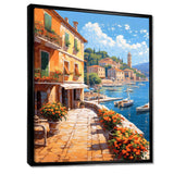 La Dolce Italian Beachside I - Landscapes Canvas Wall Art