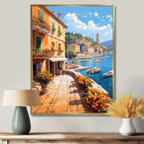 La Dolce Italian Beachside I - Landscapes Canvas Wall Art