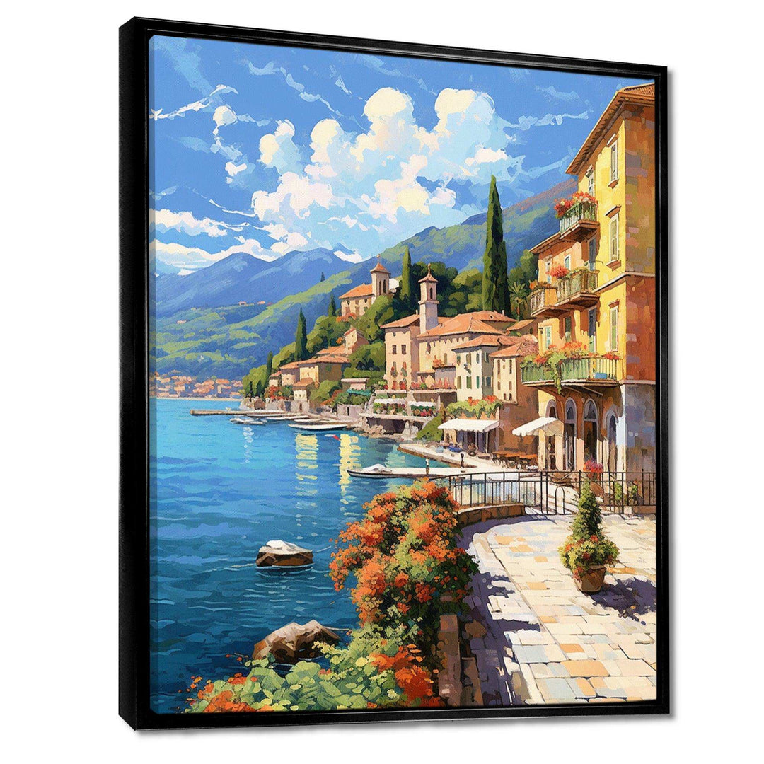 La Dolce Italian Beachside II - Landscapes Canvas Wall Art
