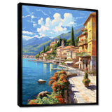 La Dolce Italian Beachside II - Landscapes Canvas Wall Art