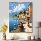 La Dolce Italian Beachside II - Landscapes Canvas Wall Art