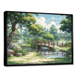 Japan Landscape Of The Rising Sun I - Landscapes Canvas Wall Art