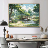 Japan Landscape Of The Rising Sun I - Landscapes Canvas Wall Art