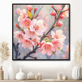 Peach Blossom Bliss II - Floral Canvas Wall Art