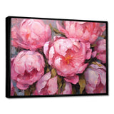 Pink Peony Perfection I - Floral Canvas Wall Art