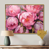 Pink Peony Perfection I - Floral Canvas Wall Art