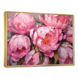 Pink Peony Perfection I - Floral Canvas Wall Art