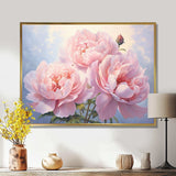 Pink Peony Perfection II - Floral Canvas Wall Art