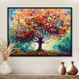 Coral Oak Tree At The Farm I - Landscapes Canvas Wall Art