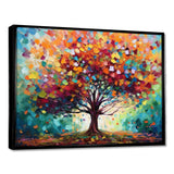 Coral Oak Tree At The Farm I - Landscapes Canvas Wall Art