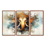 Vibrant Hinduisim Elephant I - Multi-Panels