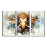 Vibrant Hinduisim Elephant I - Multi-Panels