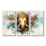 Vibrant Hinduisim Elephant I - Multi-Panels