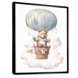 Nursery Bear Cub Kids Dreams I - Animals Canvas Wall Art