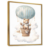 Nursery Bear Cub Kids Dreams I - Animals Canvas Wall Art