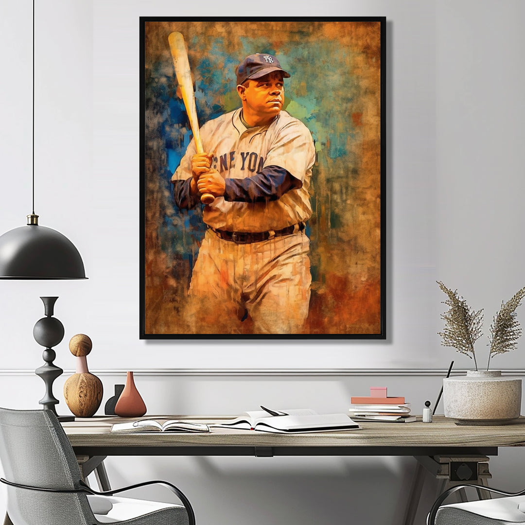 Vintage Baseball Glory - Sport Baseball Canvas Wall Art