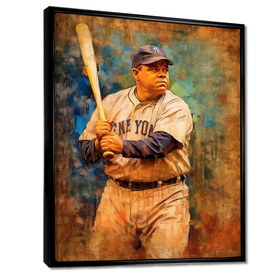 Vintage Baseball Glory - Sport Baseball Canvas Wall Art
