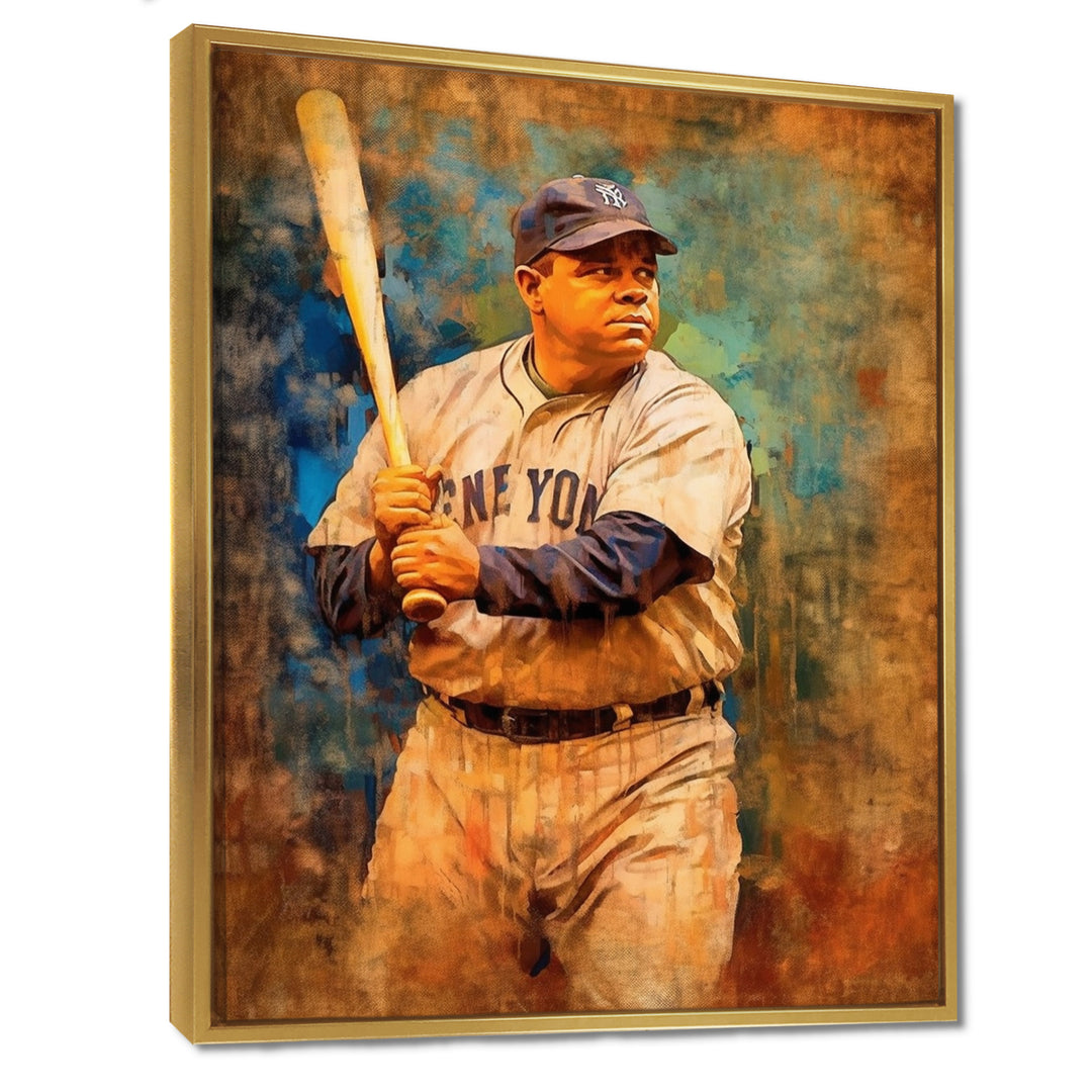 Vintage Baseball Glory - Sport Baseball Canvas Wall Art
