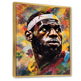 Le Bron Multicolor - Sport Basketball Canvas Wall Art