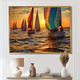 Boating Bliss II - Sports Canvas Wall Art