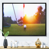 Golf Swing Excellence I - Golf Canvas Wall Art