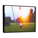 Golf Swing Excellence I - Golf Canvas Wall Art
