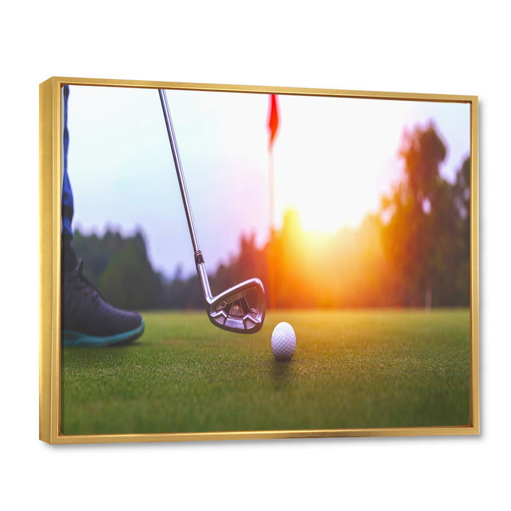 Golf Swing Excellence I - Golf Canvas Wall Art