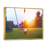 Golf Swing Excellence I - Golf Canvas Wall Art