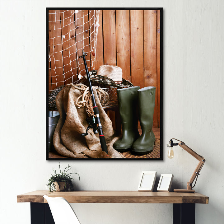 Ready For Fishing - Hunting &amp; Fishing Canvas Wall Art