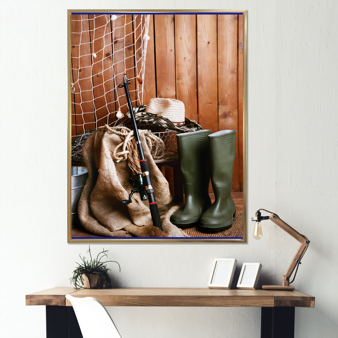 Ready For Fishing - Hunting &amp; Fishing Canvas Wall Art