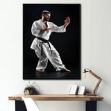 Martial Arts Combat Warrior I - Martial Arts Canvas Wall Art