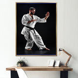 Martial Arts Combat Warrior I - Martial Arts Canvas Wall Art