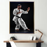 Martial Arts Combat Warrior I - Martial Arts Canvas Wall Art